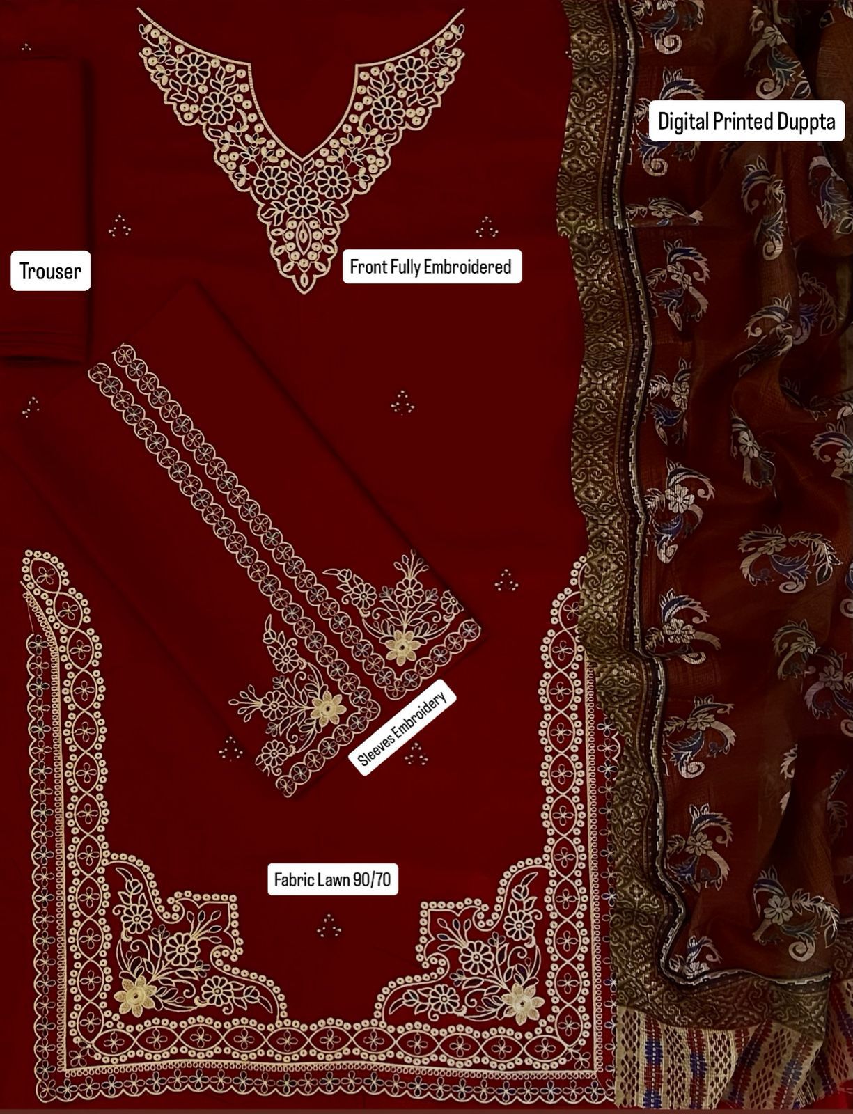 Fabric: Premium Lawn Airjet