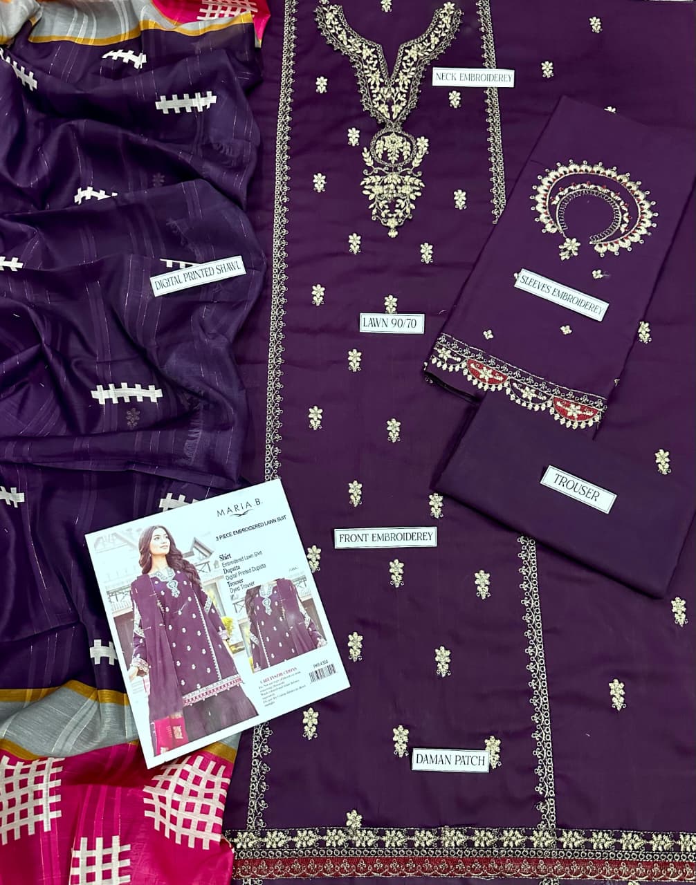SUMMER COLLECTION 2026 LAWN 3PC Embroidered