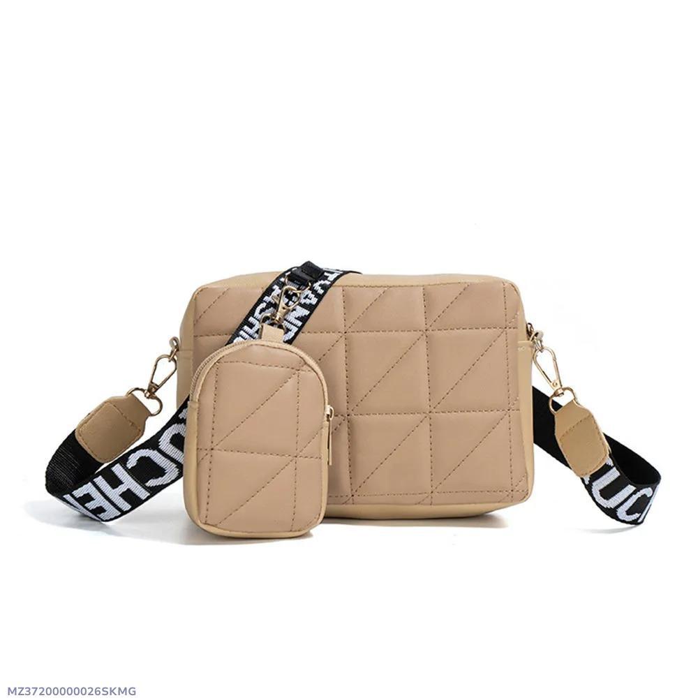 Charming Ivory Embroidered Crossbody Bag