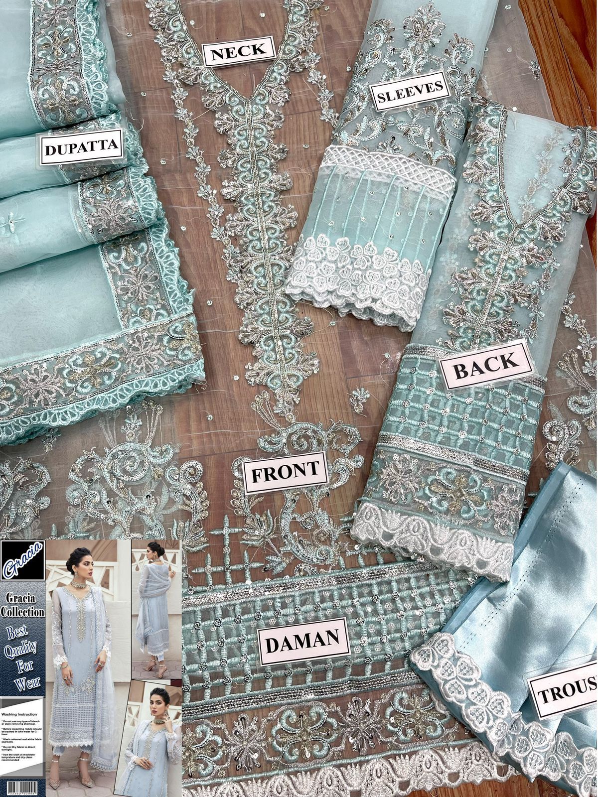 fabric shirt,dupatta, trouser