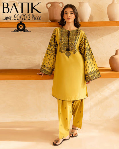 Azure fabric lawn