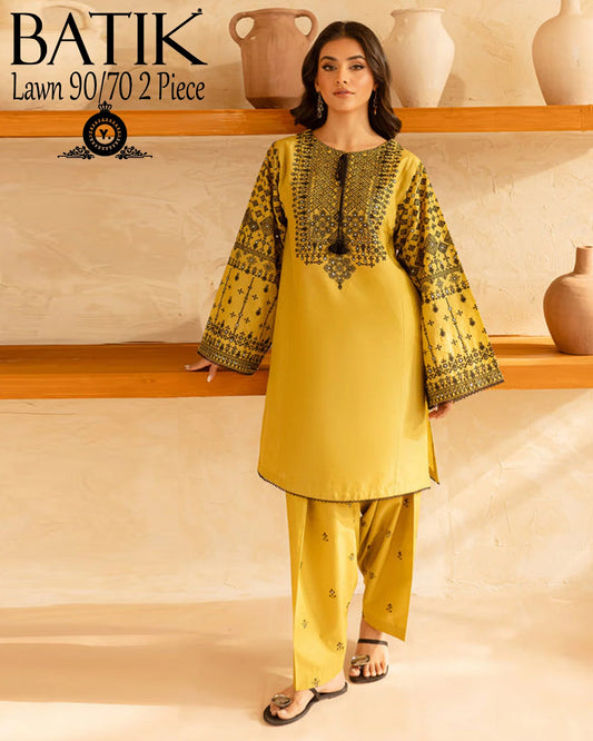 Azure fabric lawn