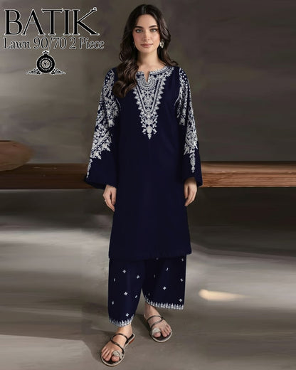 Azure fabric lawn