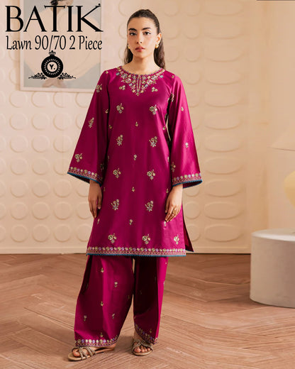 Azure fabric lawn