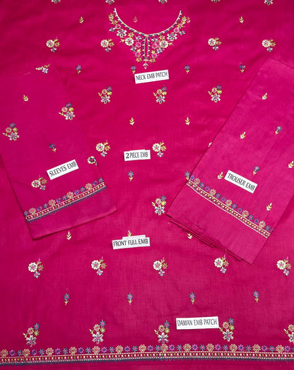 Azure fabric lawn