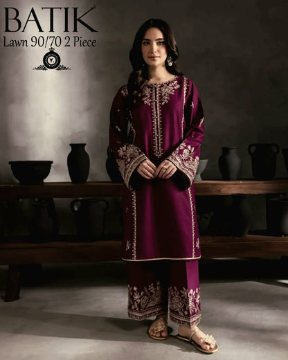 Azure fabric lawn
