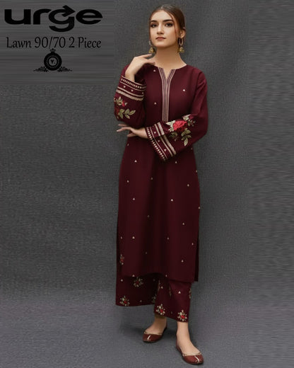 Azure fabric lawn