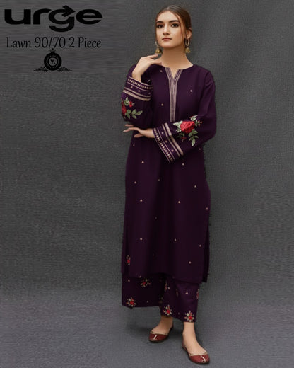 Azure fabric lawn