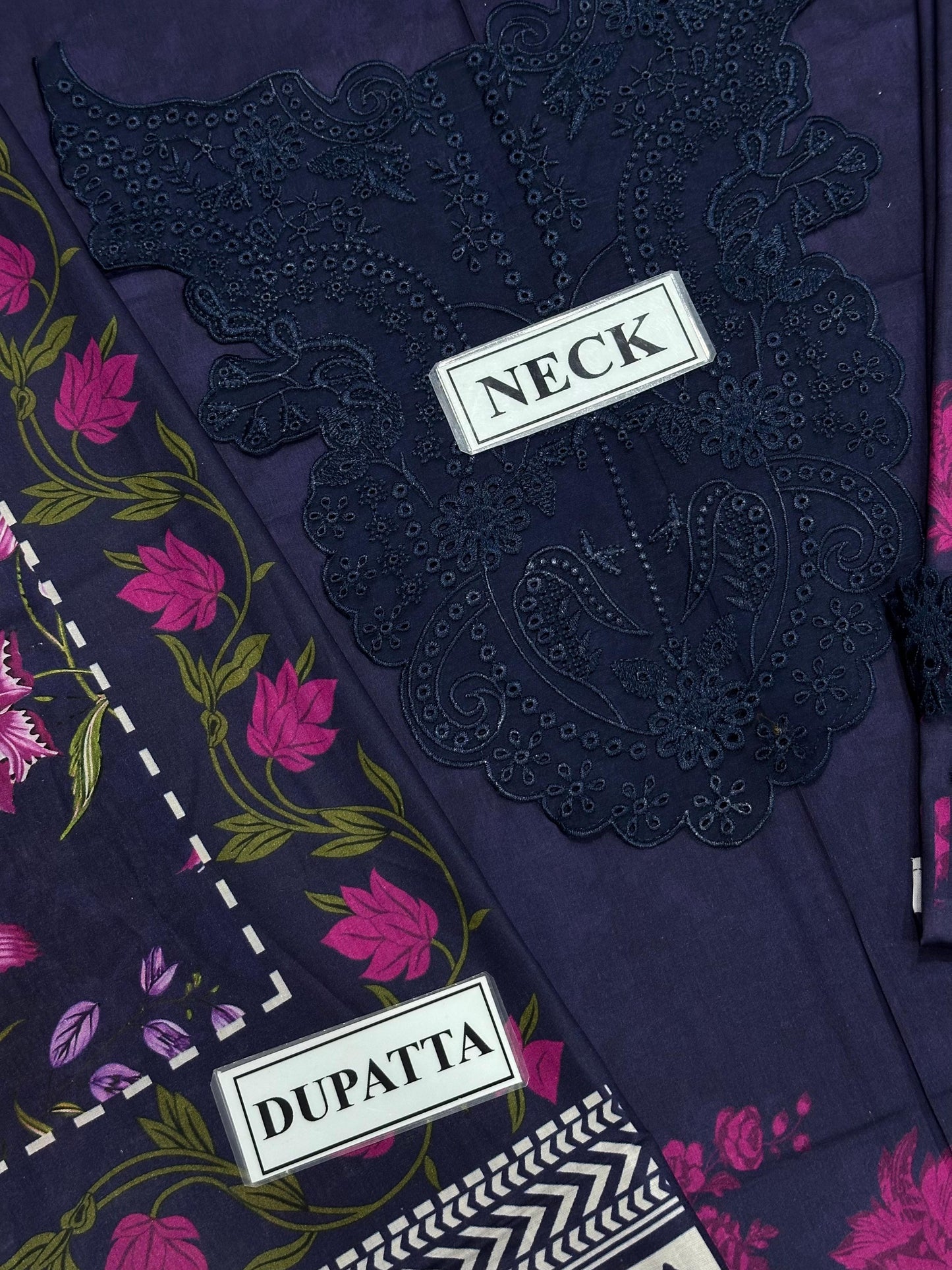 Fabric digital printed lawn