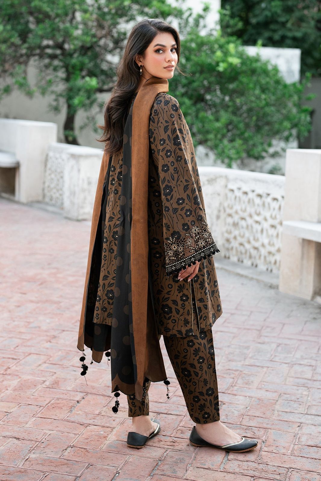 Fabric lawn suit