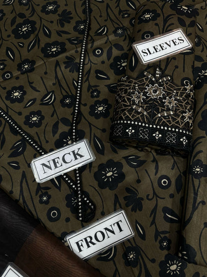 Fabric lawn suit