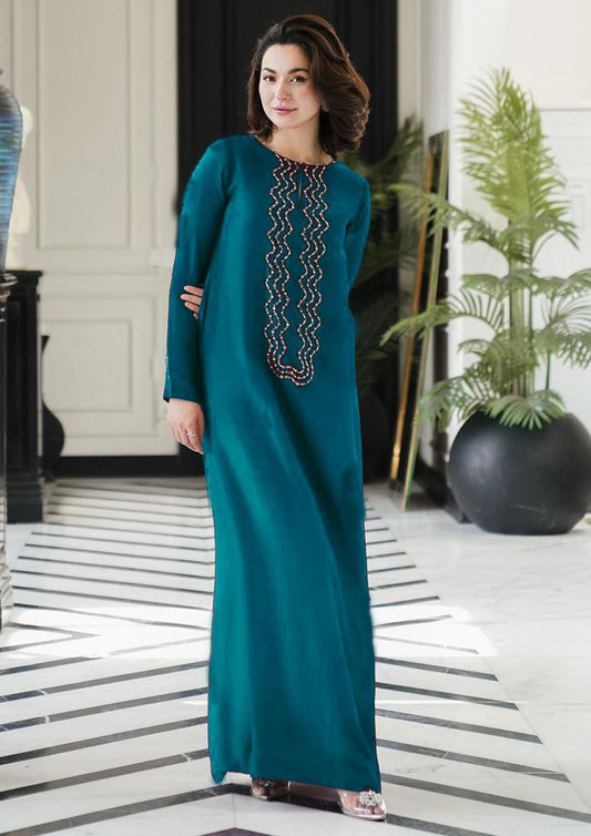Fabric Silk Suit with Net Dupatta