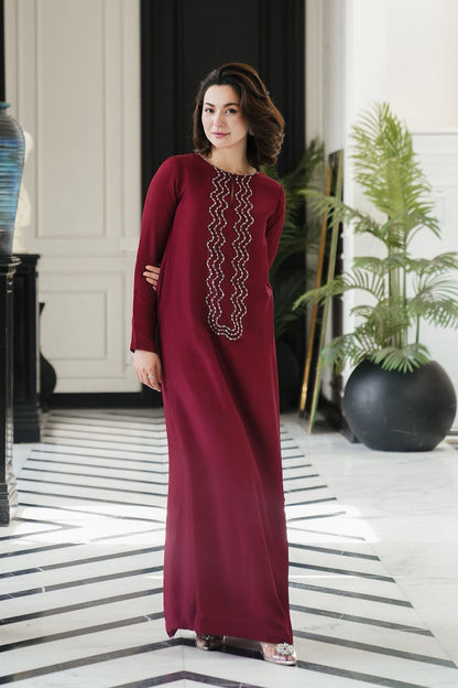 Fabric Silk Suit with Net Dupatta