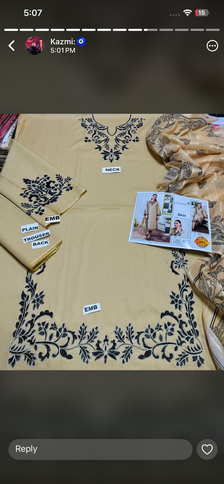 Fabric: Premium Lawn  Airjet