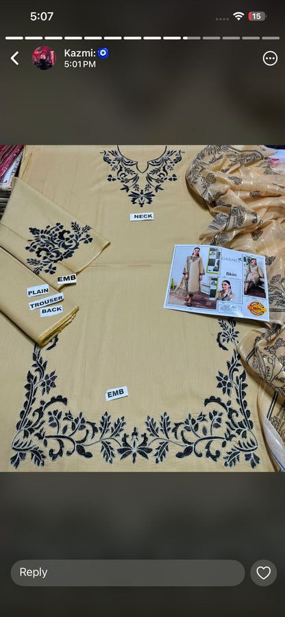 Fabric: Premium Lawn  Airjet