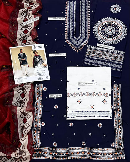 SUMMER COLLECTION 2026 LAWN 3PC Embroidered