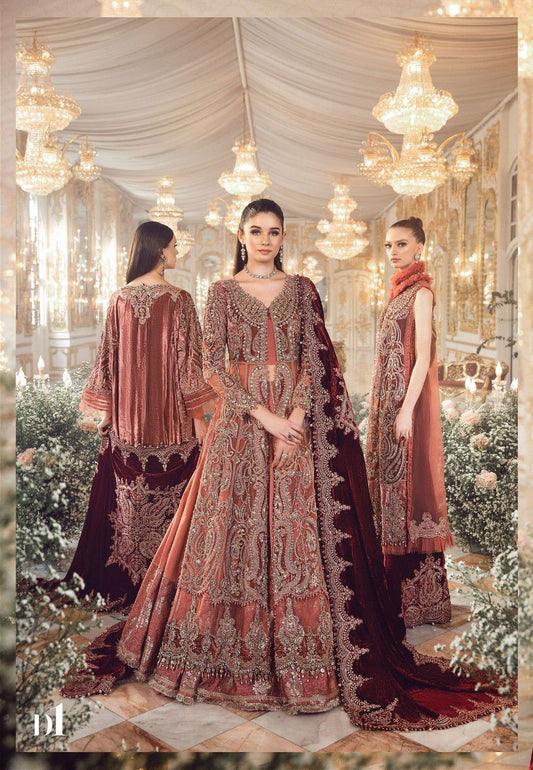 FABRIC NET Frok With Malai Trouser