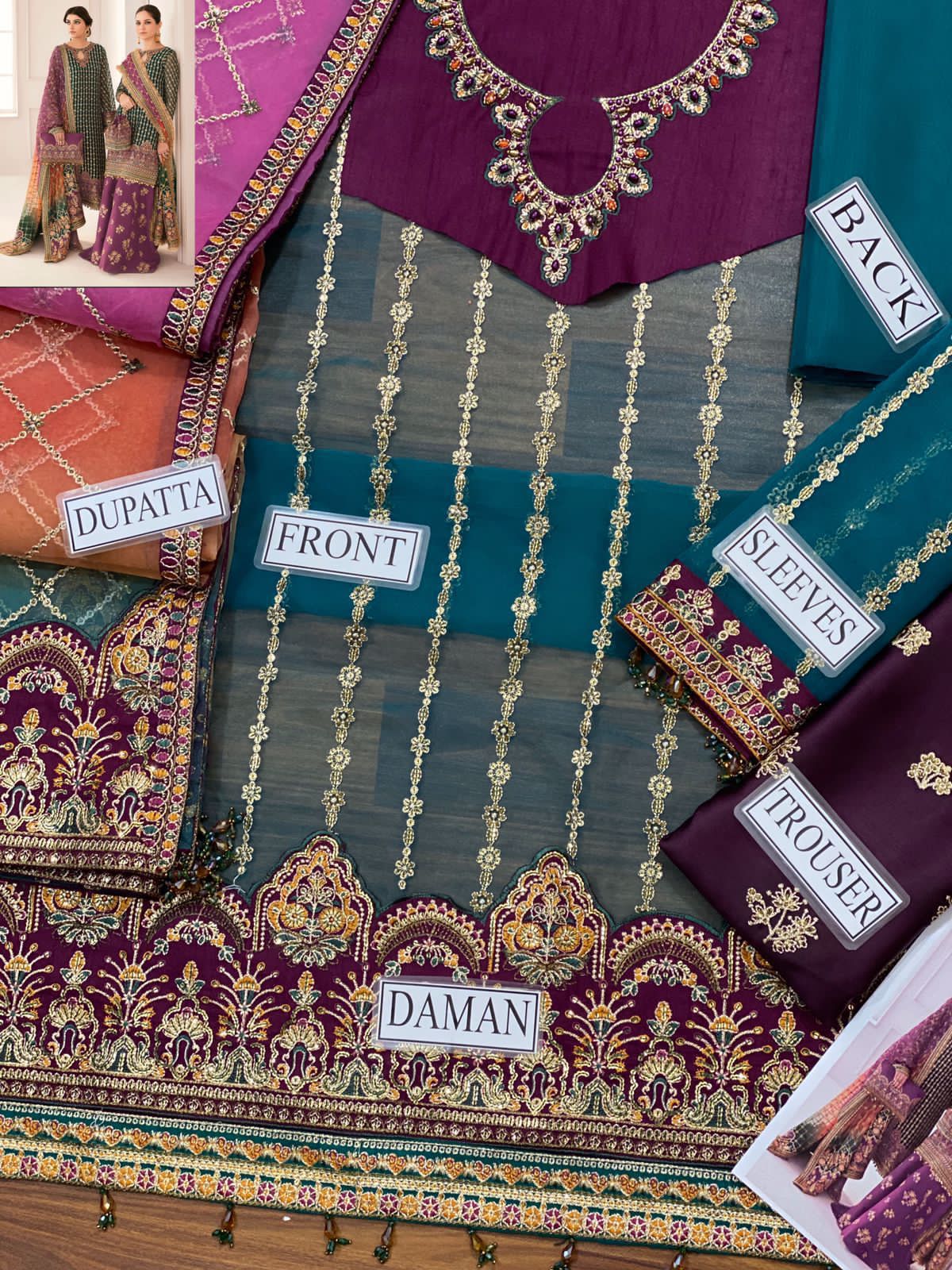 FABRIC ORGANZA Suit With SHAMOOZ SILK Trouser&nbsp;