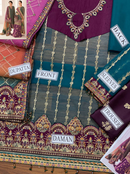 FABRIC ORGANZA Suit With SHAMOOZ SILK Trouser&nbsp;