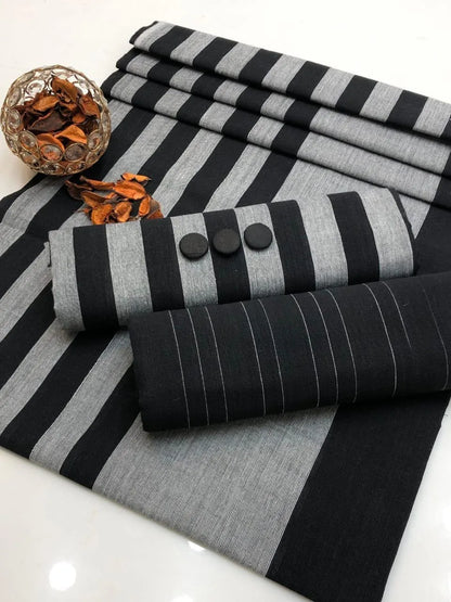 3 Pcs Women's Unstitched Printed Suit