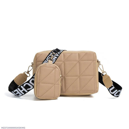 Charming Ivory Embroidered Crossbody Bag